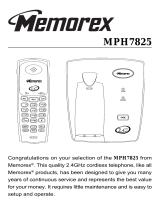 Memorex MPH7825 User manual