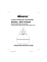 Memorex MSP-PH2400 User manual