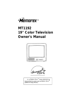 Memorex MT-1192 User manual