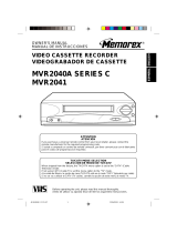 Memorex MVR041 User manual