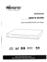 Memorex MVD2022 - Super Slim Progressive Scan DVD Player User manual