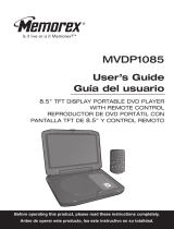 Memorex MVDP1085-FLRP - DVD Player - 8 User manual