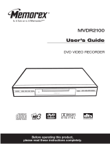 Memorex MVDR2100 User manual
