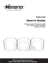 Memorex MX4118 User manual