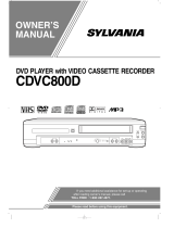 Sylvania CDVC800D User manual