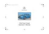 Mercedes-Benz 2002 clk-class coupe User manual