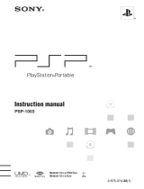 Sony PSP-1003 User manual