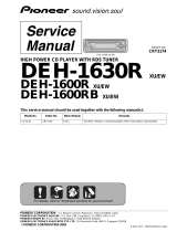Pioneer DEH-1600RB User manual