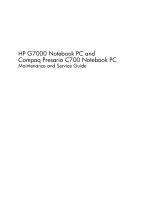 Compaq HP G7000 User manual
