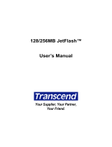 Transcend Information 128 User manual