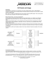 Meridian Audio 861V4 User manual