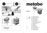 Metabo PKU 250 User manual