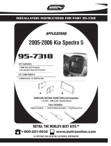 Metra Electronics 95-7318 User manual
