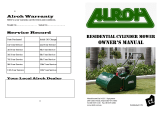 M.E.Y. Equipment RESIDENTIAL CYLINDER MOWER User manual