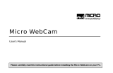Micro Innovations Micro WebCam User manual