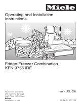 Miele KFN 9755 IDE User manual