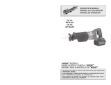 Milwaukee 0719-20 V28 Sawzall User manual