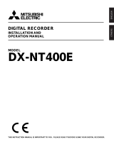Mitsubishi Electronics DX-NT400E User manual