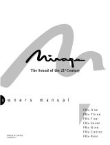 Mirage FRx-One User manual