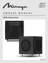 Mirage Loudspeakers OMD-S12 User manual