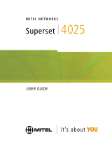 Mitel Superset 4090 User manual