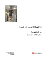 Polycom 6300 MCU User manual