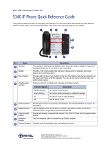 Mitel 5340 IP User manual