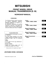 Mitsubishi W5M42 User manual