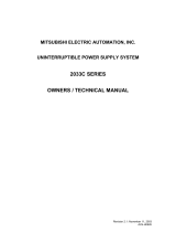 Mitsubishi Electronics 2033C User manual