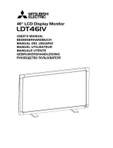 Mitsubishi Electric LDT461V User manual