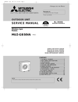 Mitsubishi Electronics MUZ-GB50VA User manual