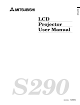 Mitsubishi Electronics S290U User manual