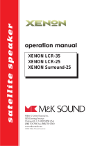 MK Sound LCD-25 User manual