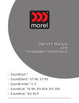 Morel ST-95 User manual