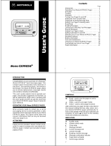 Motorola Memo EXPRESS User manual