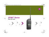 Motorola CP185 Series User manual