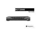 Motorola DCT2000 User manual