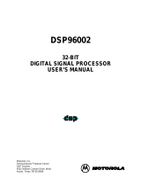 Motorola DSP96002 User manual