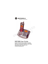 Motorola MD7080 User manual
