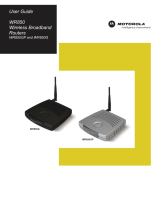 Motorola WR850GP - Wireless Broadband Router User manual