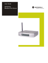 Motorola WPS870G - Wireless Print Server User manual