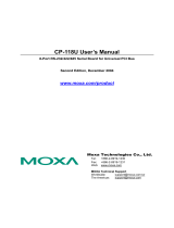 Moxa Technologies CP-118U Series User manual