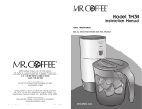 Mr. Coffee TM30 User manual