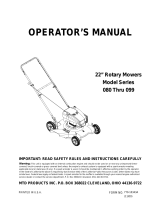 Yard-Man 105 User manual