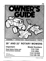 MTD 112-112-033 User manual