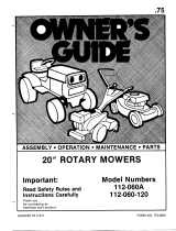 MTD 112-060A User manual