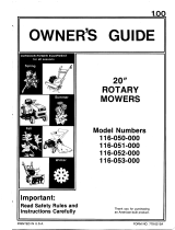 MTD 116-052-000 User manual