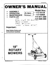 MTD 117-011A User manual