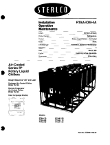 Sterling RTAA-125 User manual
