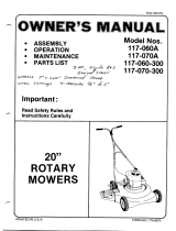 MTD 117-060-300 User manual